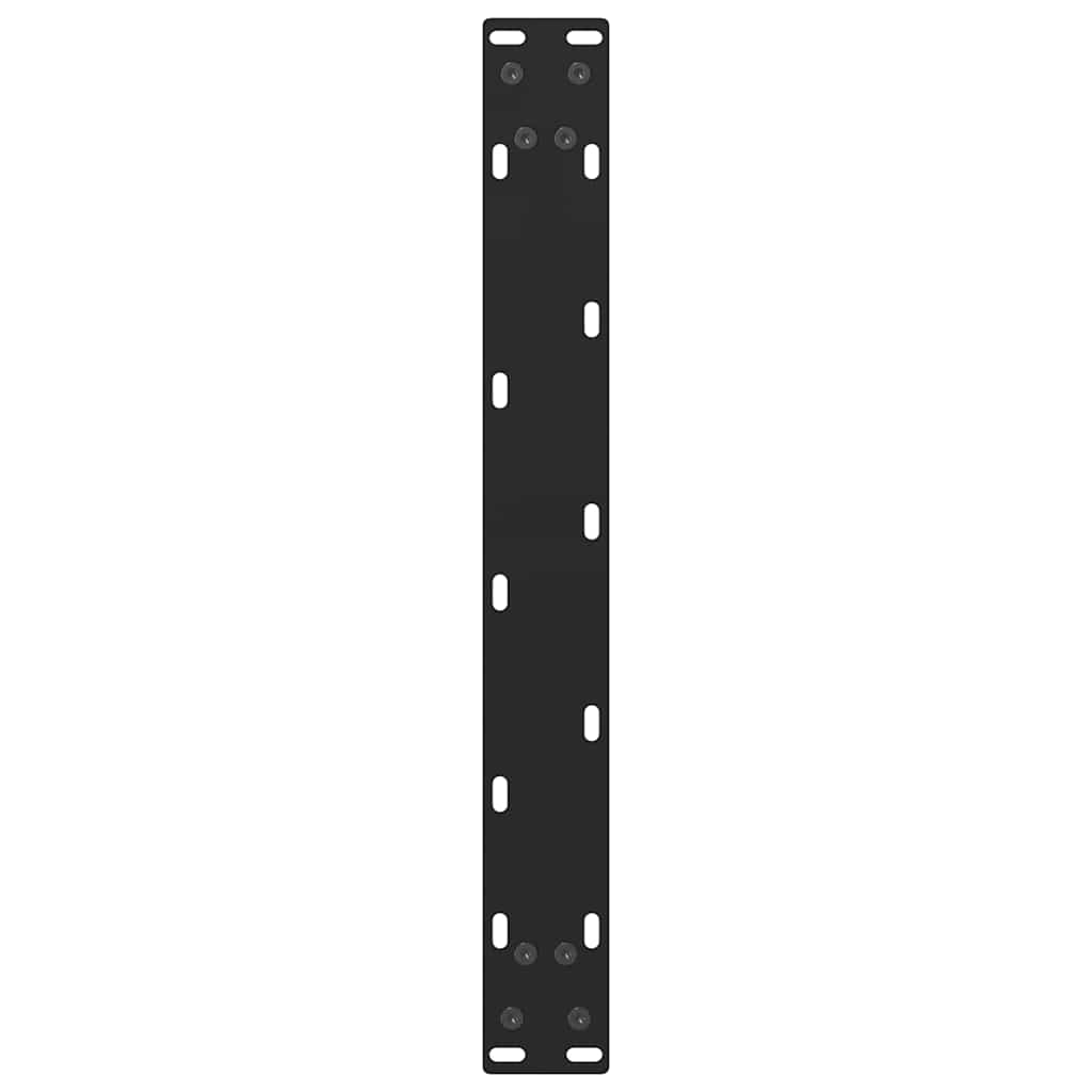 vidaXL Picioare pentru măsuță de cafea, negru, 2 buc., 70x(42-43) cm, oțel vidaXL Picioare pentru măsuță de cafea, negru, 2 buc., 70x(42-43) cm, oțel