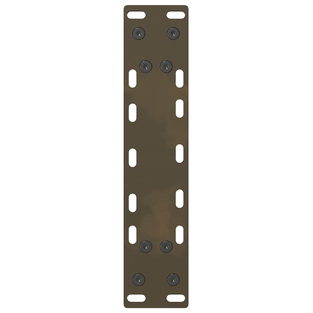 vidaXL Picioare masă consolă oțel natural 2 buc 38x(72-73) cm oțel