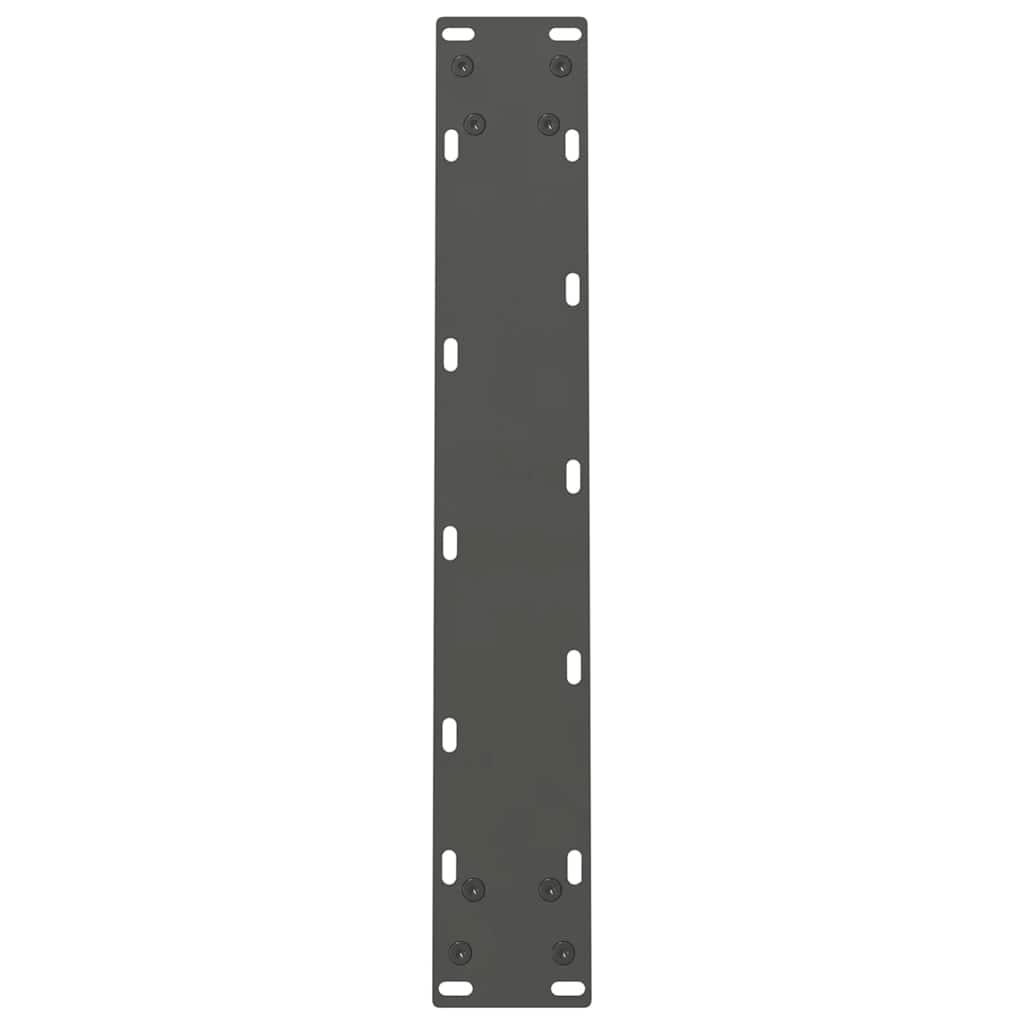 vidaXL Picioare masă de sufragerie antracit, 2 buc., 50x(72-73) cm, oțel