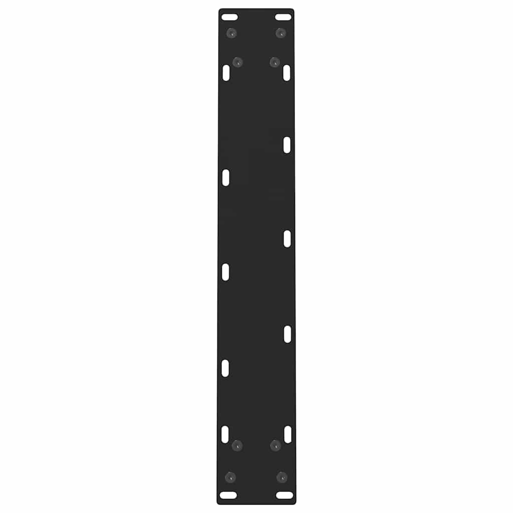 vidaXL Picioare masă de sufragerie negre, 2 buc., 60x(72-73) cm, oțel vidaXL Picioare masă de sufragerie negre, 2 buc., 60x(72-73) cm, oțel