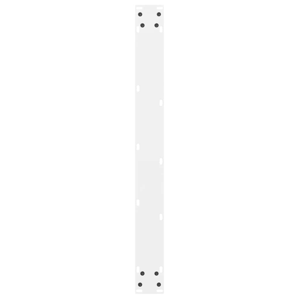 vidaXL Picioare masă de sufragerie albe, 2 buc., 70x(72-73) cm, oțel vidaXL Picioare masă de sufragerie albe, 2 buc., 70x(72-73) cm, oțel