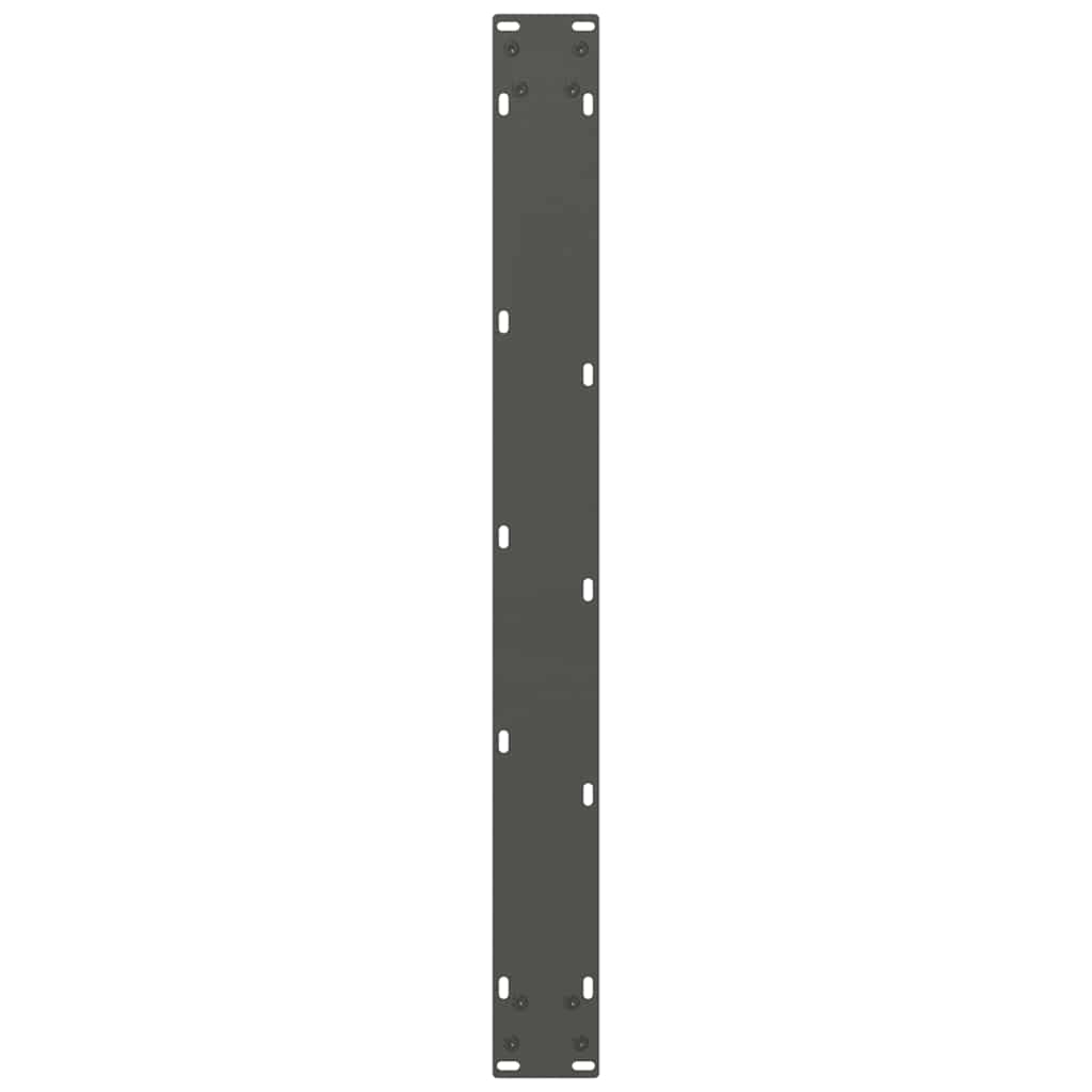 vidaXL Picioare masă de sufragerie antracit, 2 buc., 80x(72-73) cm, oțel vidaXL Picioare masă de sufragerie antracit, 2 buc., 80x(72-73) cm, oțel