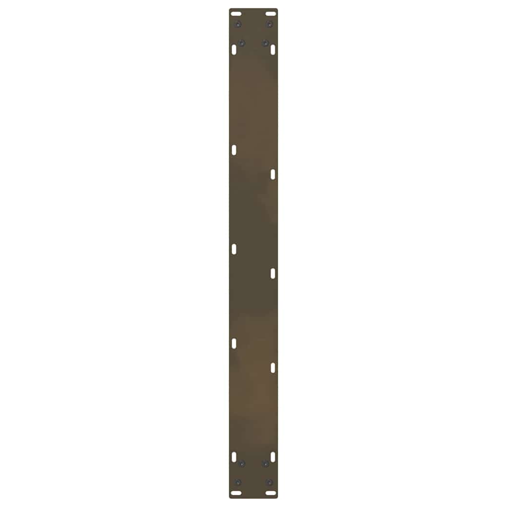 vidaXL Picioare de masă din oțel natural, 2 buc., 80x(72-73) cm vidaXL Picioare de masă din oțel natural, 2 buc., 80x(72-73) cm