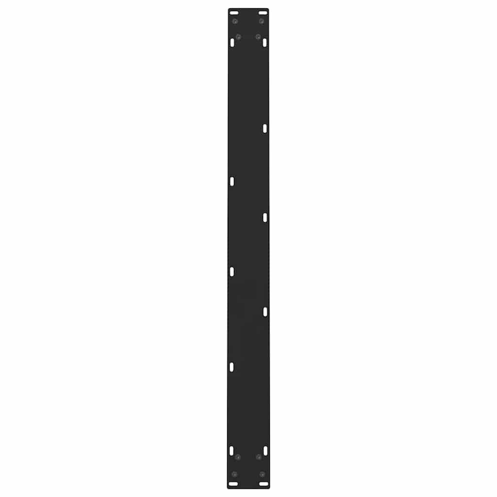 vidaXL Picioare masă de sufragerie negre, 2 buc., 100x(72-73) cm, oțel vidaXL Picioare masă de sufragerie negre, 2 buc., 100x(72-73) cm, oțel