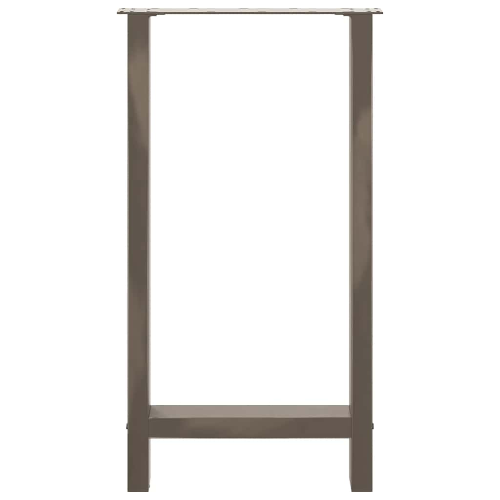 vidaXL Picioare de masă de bar, oțel natural, 2 buc., 40x(90-91) cm, oțel