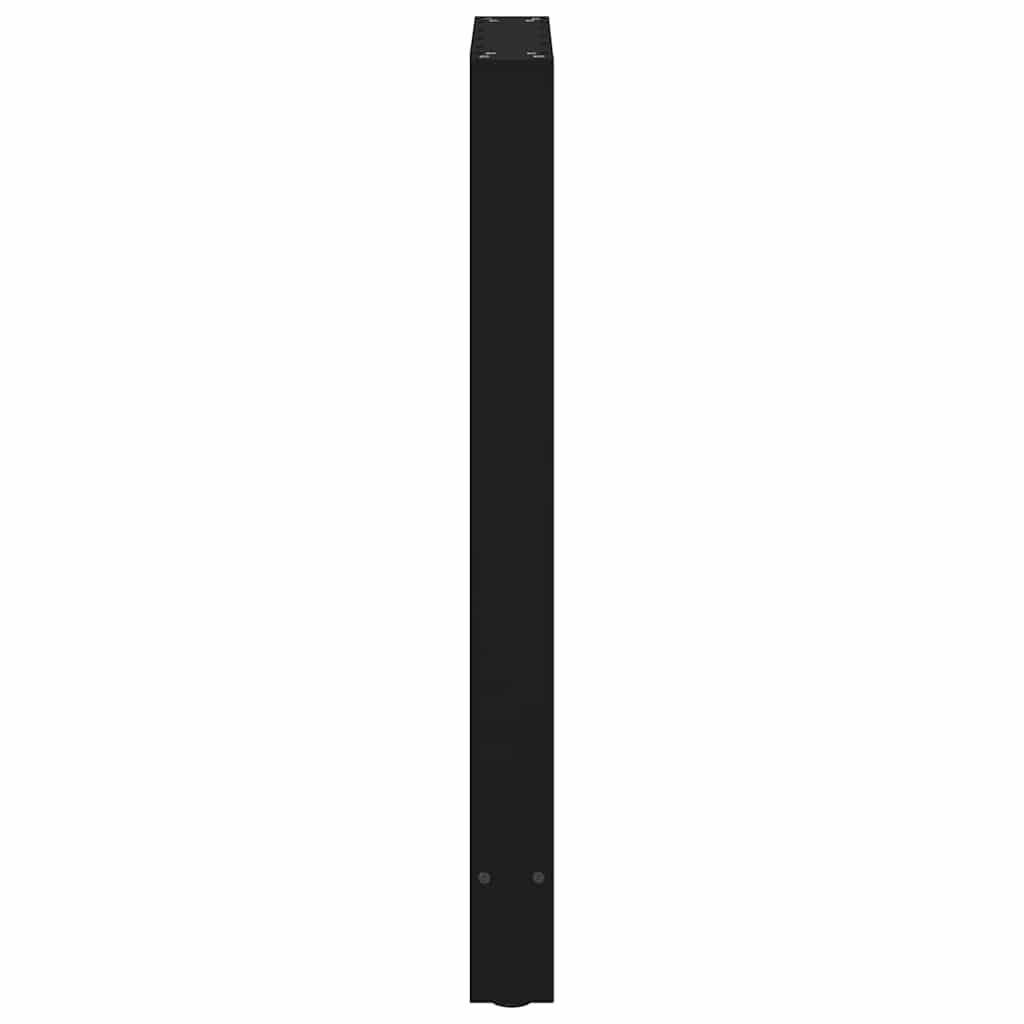 vidaXL Picioare masă de bar, 2 buc., negru, 50x(90-91) cm, oțel