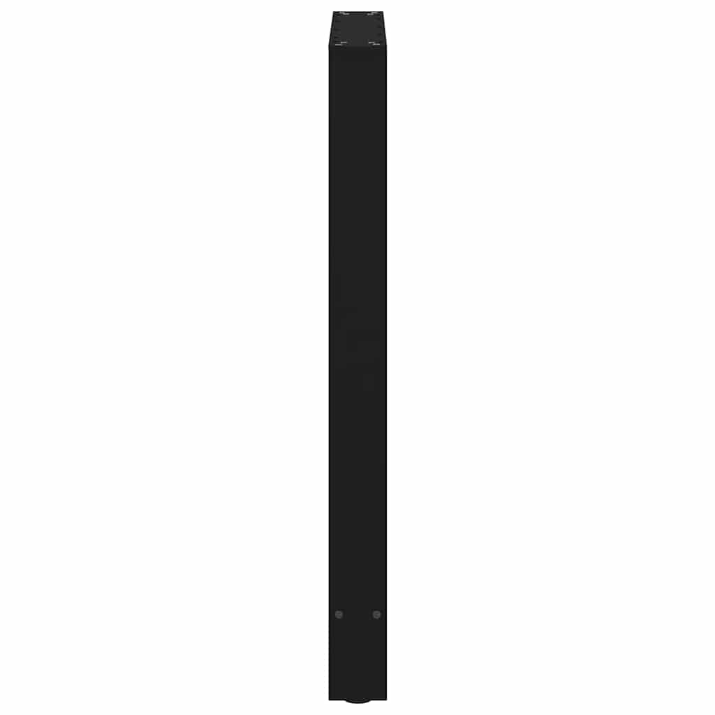 vidaXL Picioare de masă de bar, negre, 2 buc., 60x(90-91) cm, oțel