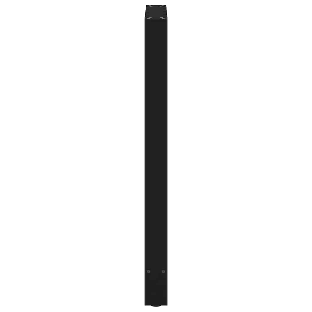 vidaXL Picioare de masă de bar, negre, 2 buc., 60 x (100-101) cm, oțel