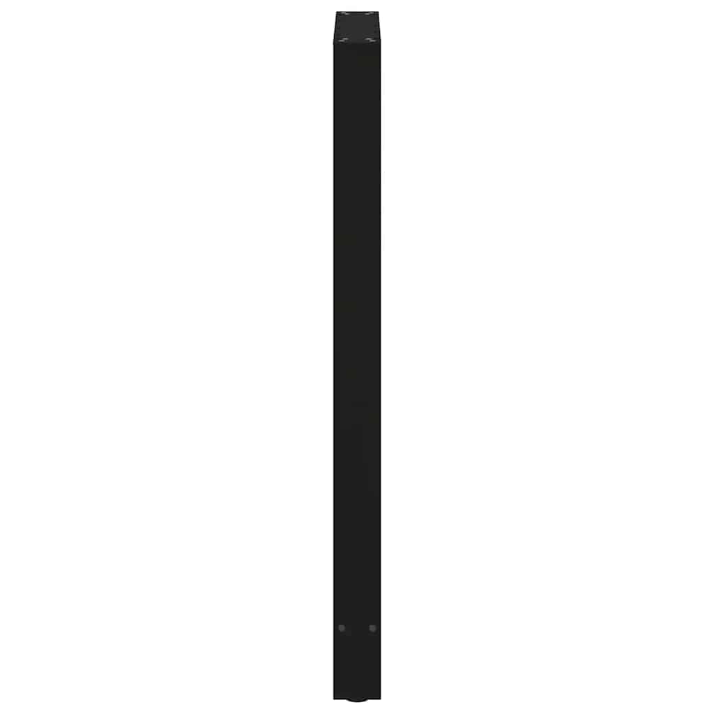 vidaXL Picioare masă de bar, negre, 2 buc., 60 x (110-111) cm, oțel