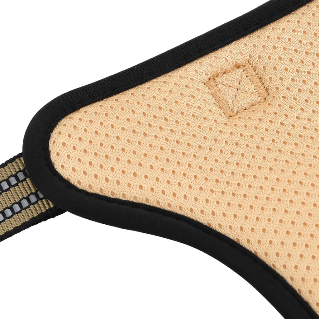 vidaXL Ham pentru câini cu dungi reflectorizante reglabil, XL