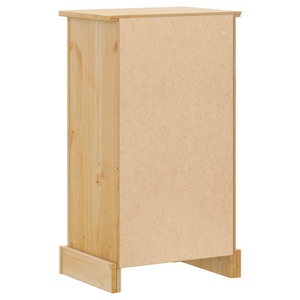 vidaXL Dulap de baie „Corona”, 45x33x80 cm, lemn masiv de pin