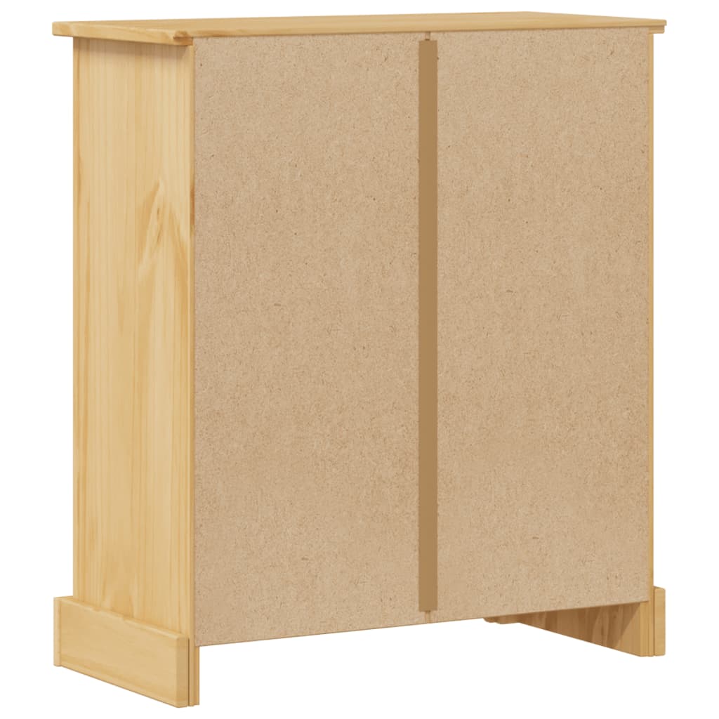 vidaXL Dulap de baie „Corona”, 70x33x80 cm, lemn masiv de pin vidaXL Dulap de baie „Corona”, 70x33x80 cm, lemn masiv de pin