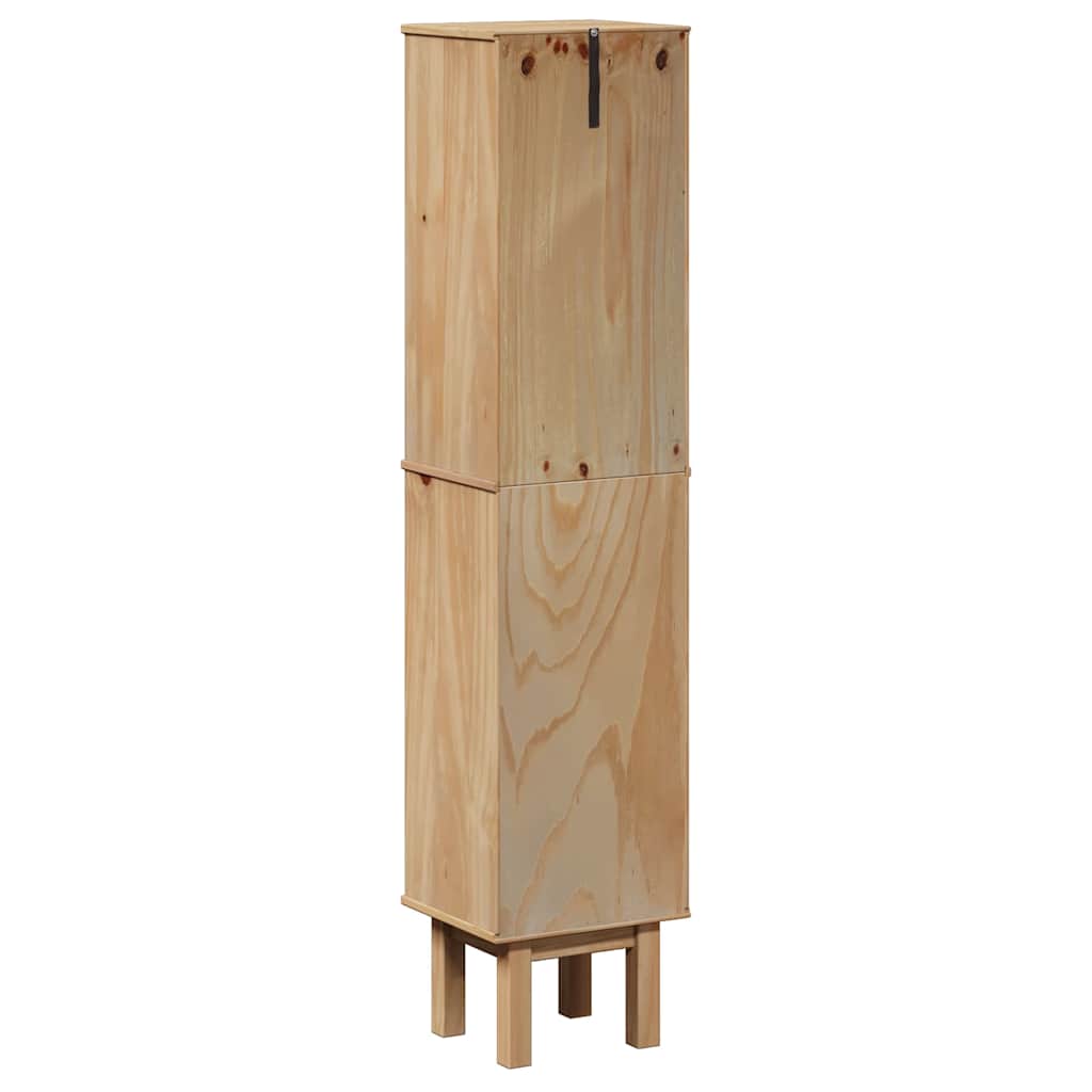 vidaXL Dulap de baie "OTTA", 35x30x159 cm, lemn masiv de pin
