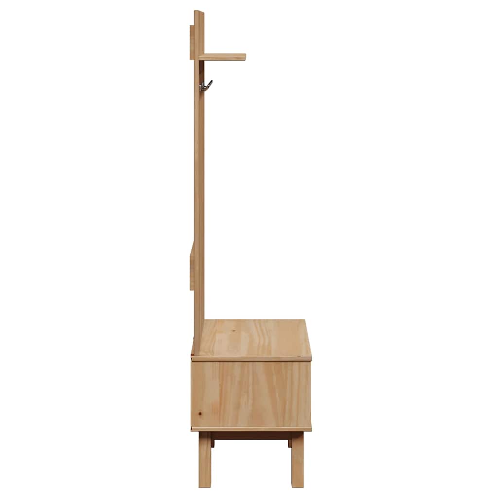 vidaXL Unitate de hol „OTTA”, 50x40x160 cm, lemn masiv de pin vidaXL Unitate de hol „OTTA”, 50x40x160 cm, lemn masiv de pin