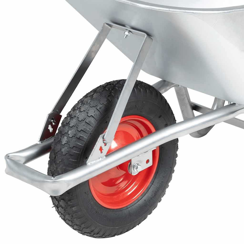 vidaXL Roabă 90 L 150 kg Oțel galvanizat și plastic vidaXL Roabă 90 L 150 kg Oțel galvanizat și plastic