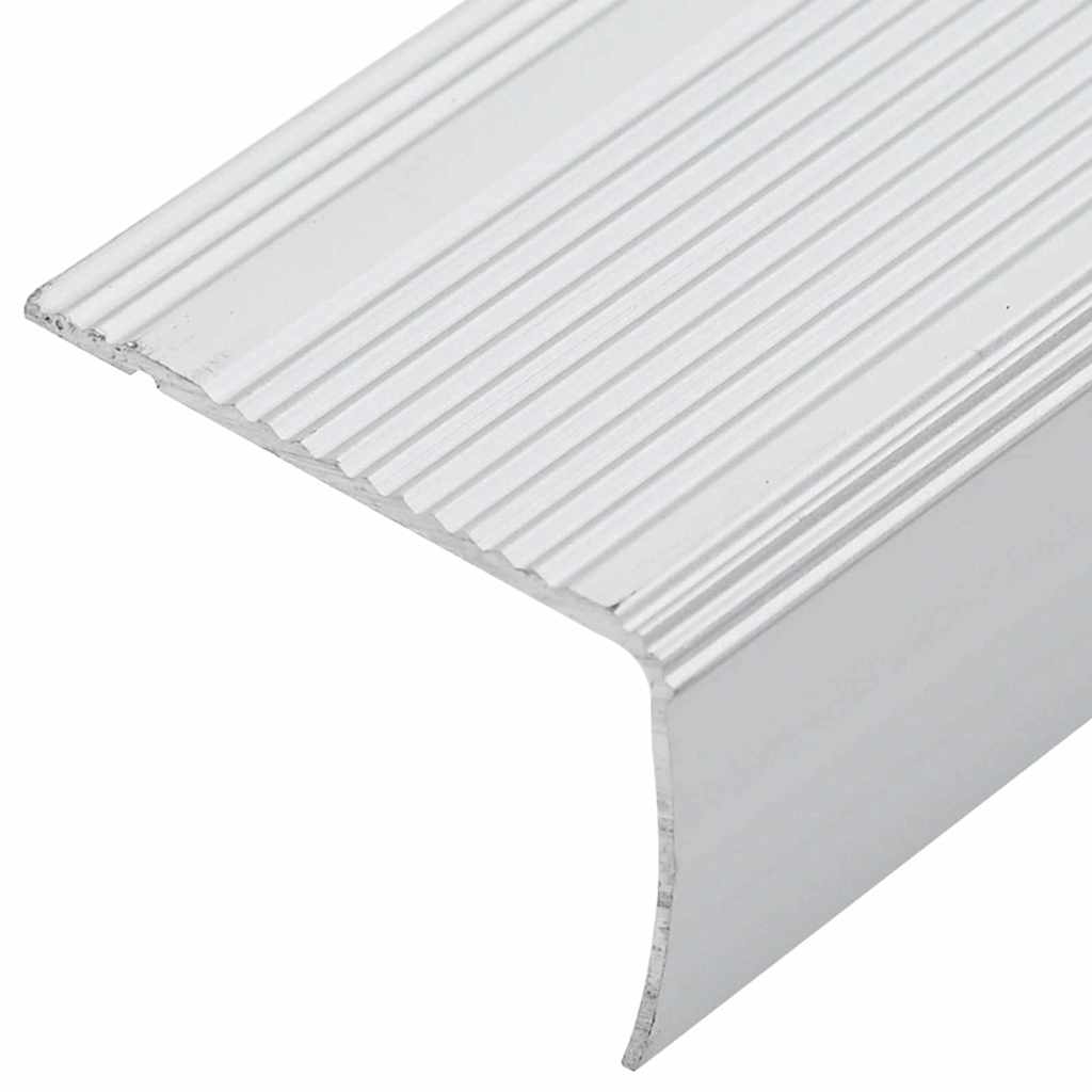 vidaXL Profile pentru marginea treptelor 30 pcs Argintiu 67 cm vidaXL Profile pentru marginea treptelor 30 pcs Argintiu 67 cm