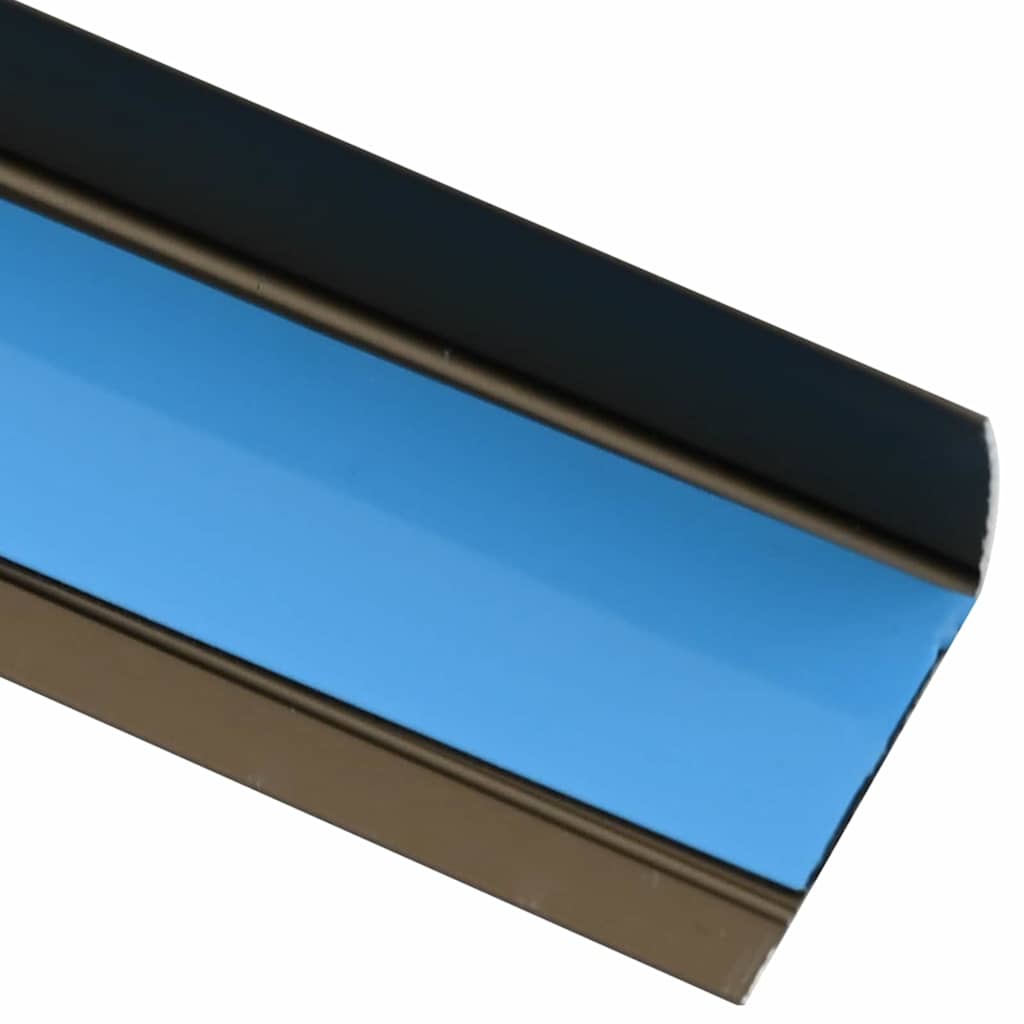 vidaXL Profile pentru marginea treptelor 30 pcs Maro 67 cm Aluminiu