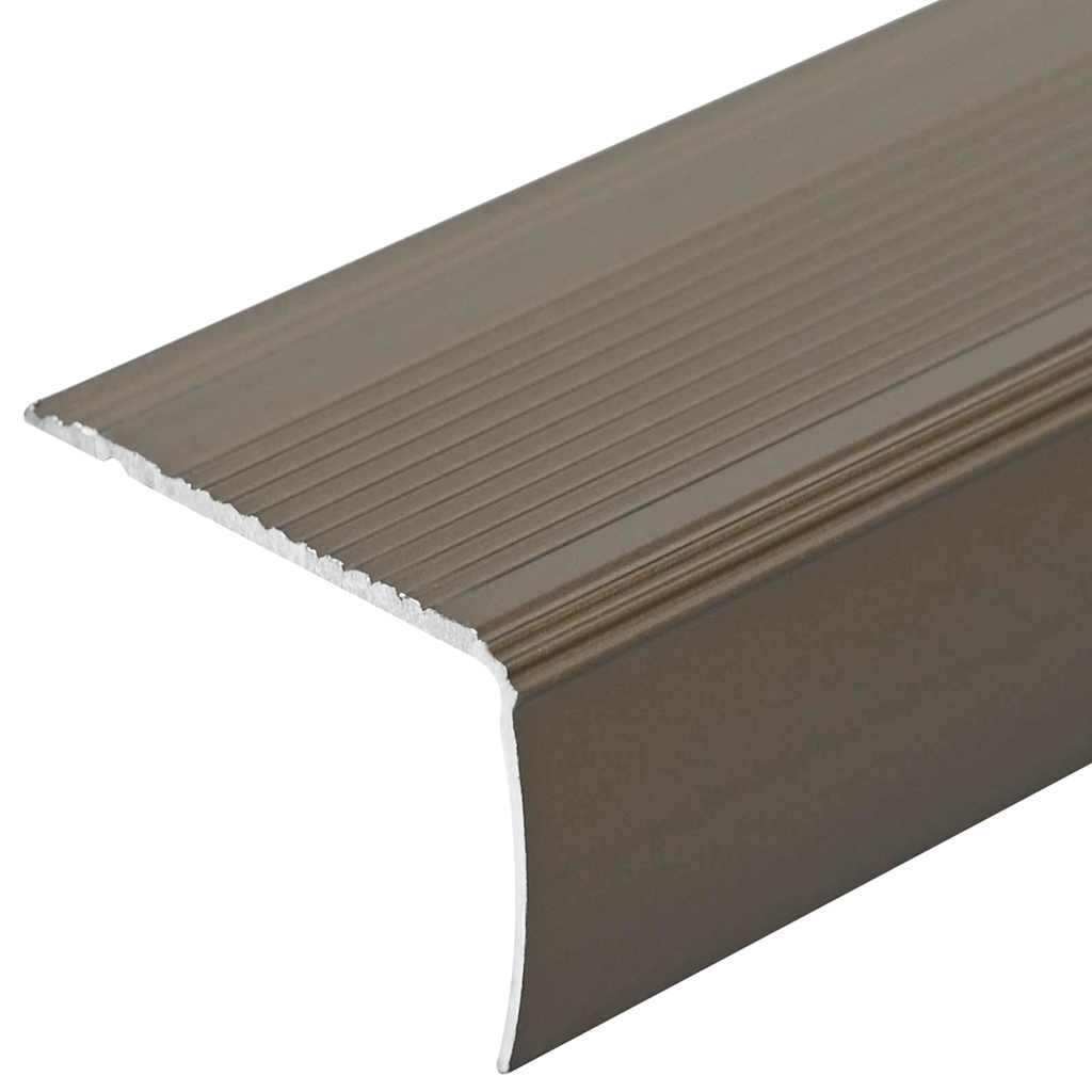 vidaXL Profile pentru marginea treptelor 30 pcs Maro 67 cm Aluminiu vidaXL Profile pentru marginea treptelor 30 pcs Maro 67 cm Aluminiu