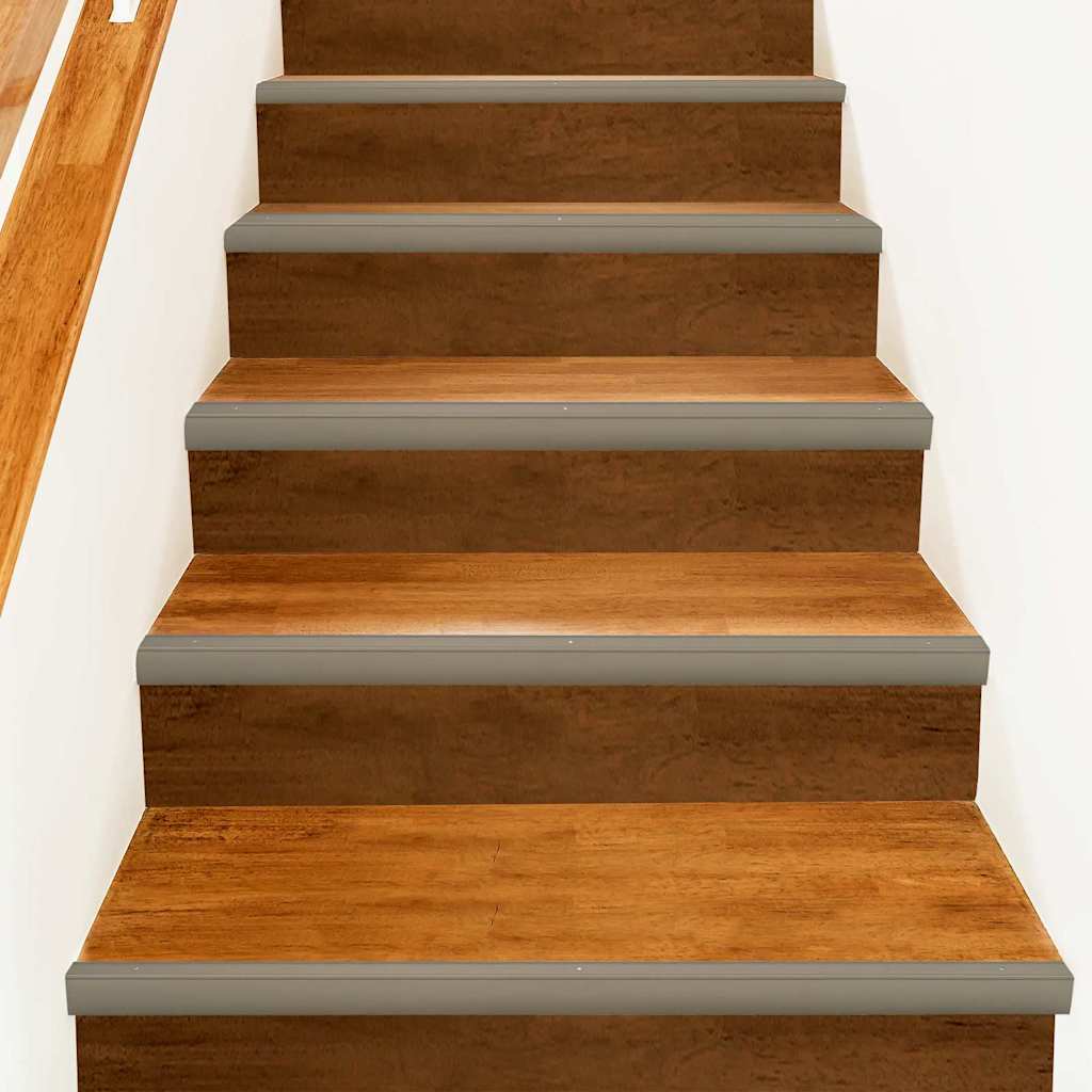 vidaXL Profile pentru marginea treptelor 30 pcs Șampanie 67 cm