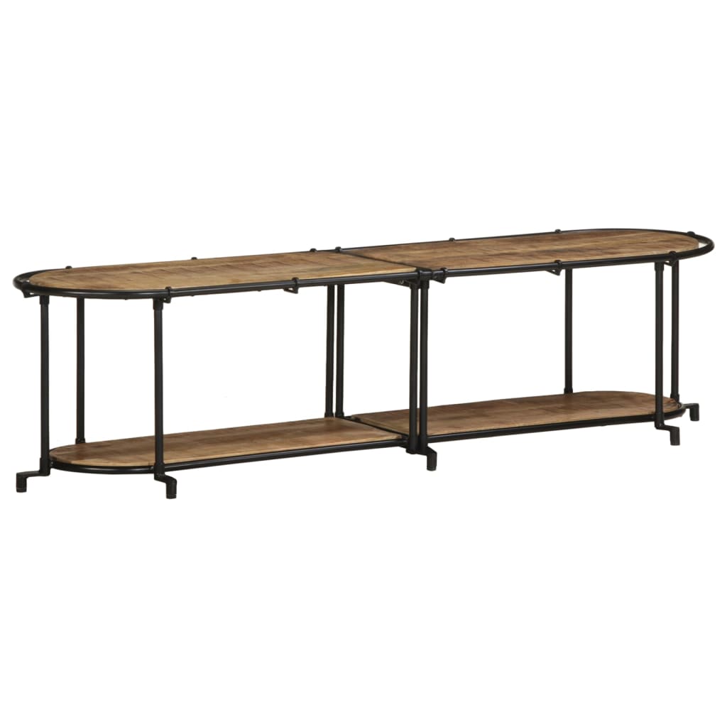 vidaXL Dulap TV, 160x42x40 cm, lemn masiv mango brut vidaXL Dulap TV, 160x42x40 cm, lemn masiv mango brut