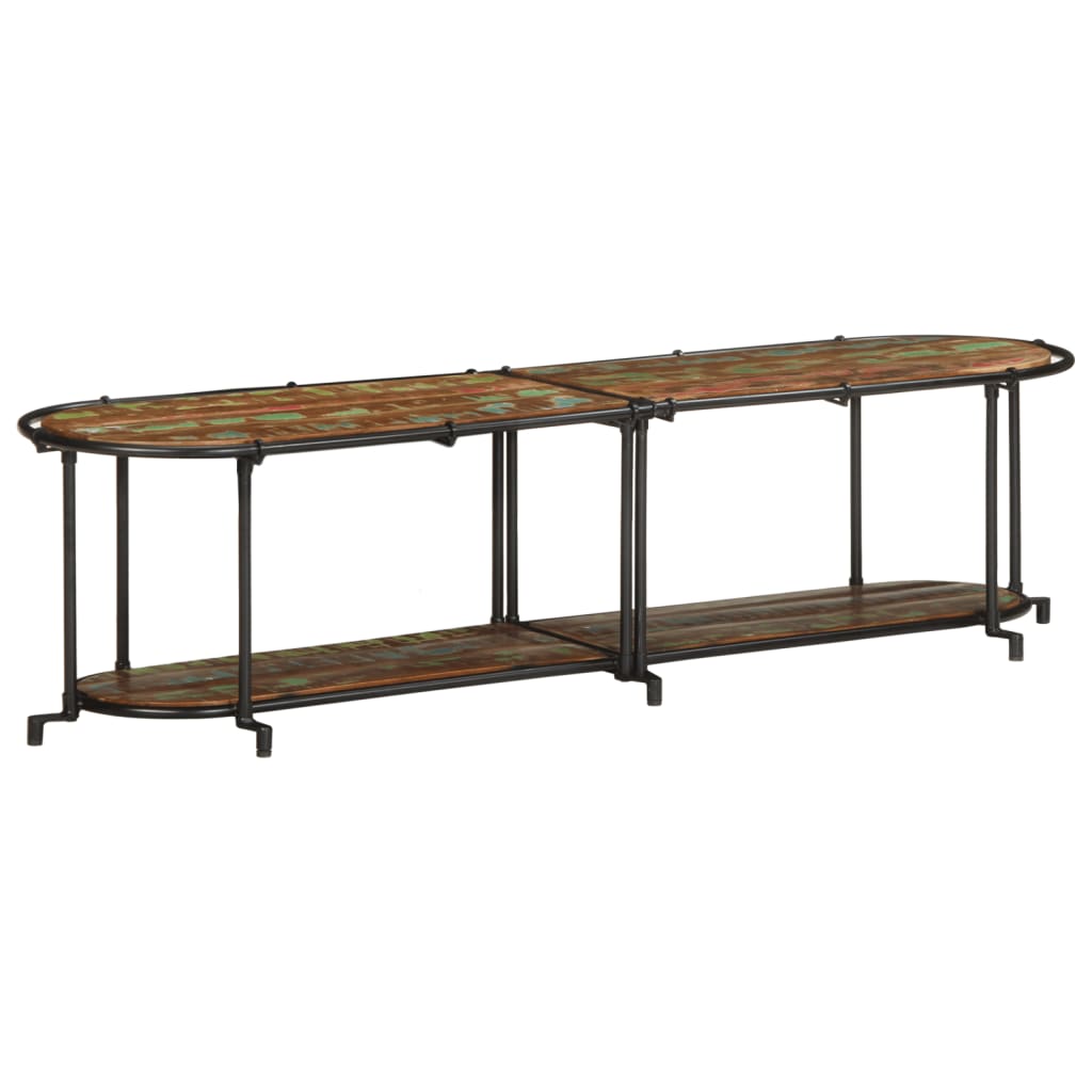 vidaXL Dulap TV, 160x42x40 cm, lemn masiv reciclat