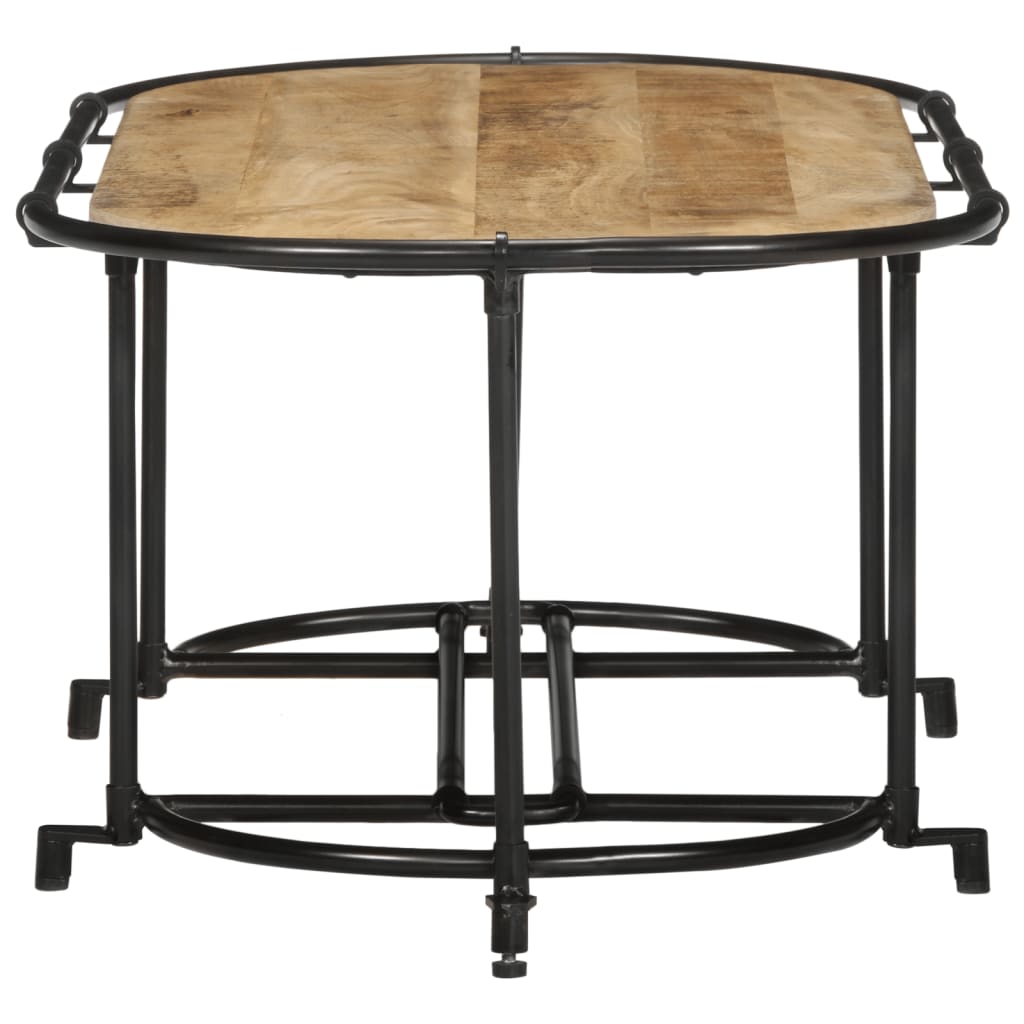 vidaXL Măsuță de cafea, 110x55x40 cm, lemn masiv de mango brut vidaXL Măsuță de cafea, 110x55x40 cm, lemn masiv de mango brut