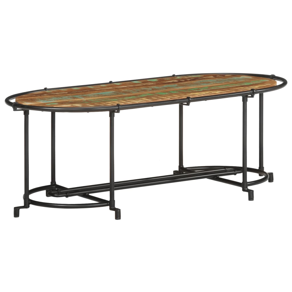 vidaXL Măsuță de cafea, 110x55x40 cm, lemn masiv recuperat vidaXL Măsuță de cafea, 110x55x40 cm, lemn masiv recuperat