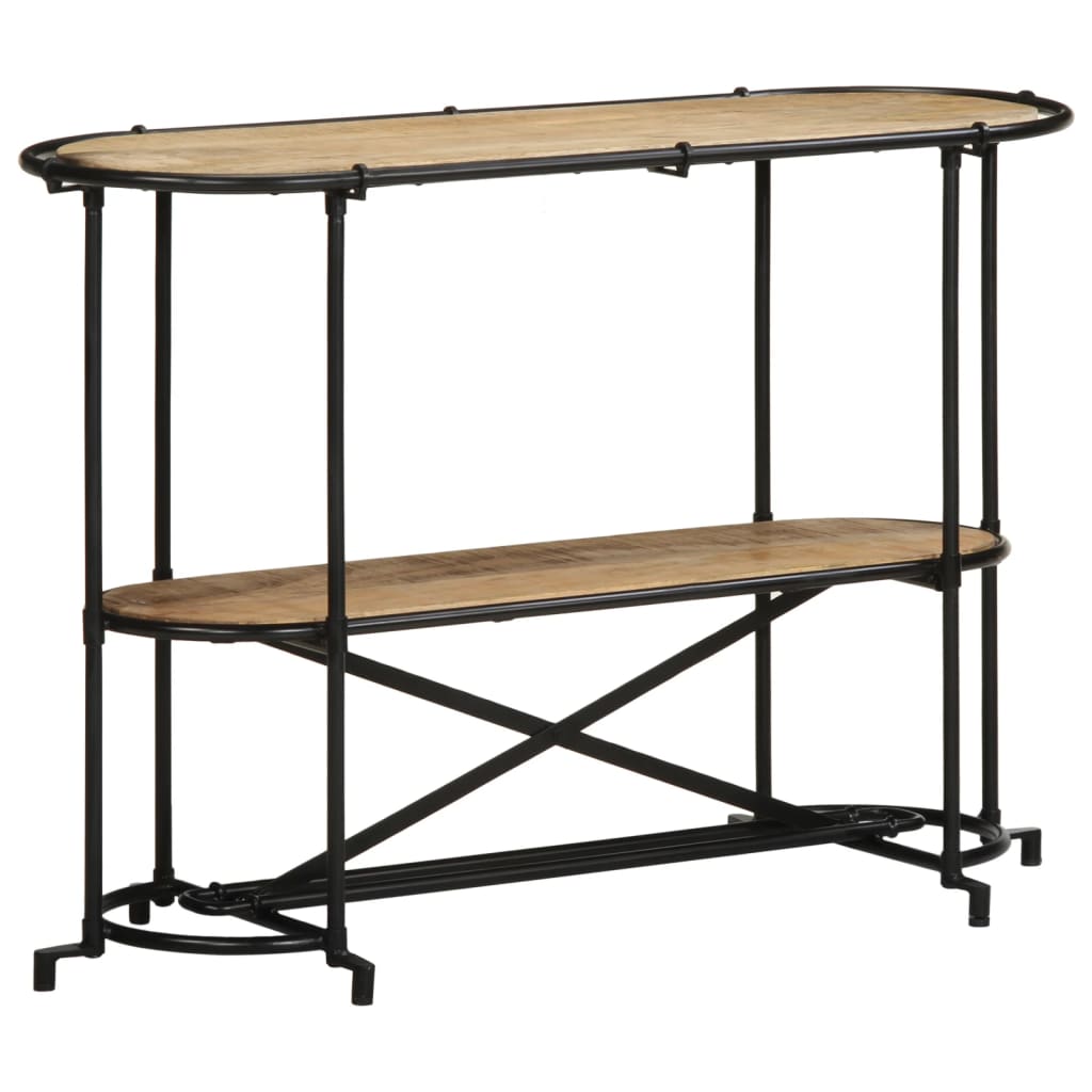 vidaXL Masă consolă, 110x42x76 cm, lemn masiv de mango brut vidaXL Masă consolă, 110x42x76 cm, lemn masiv de mango brut