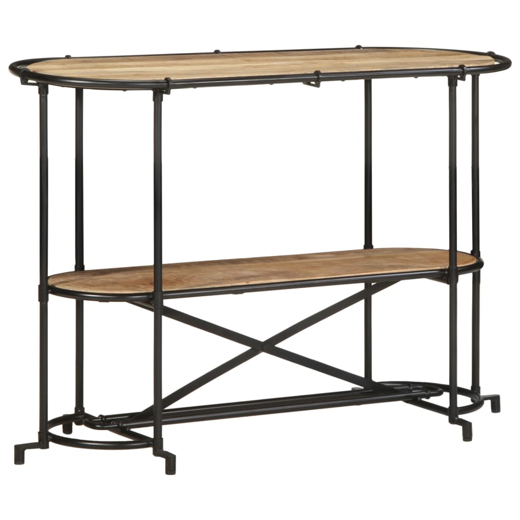 vidaXL Masă consolă, 110x42x76 cm, lemn masiv de mango brut vidaXL Masă consolă, 110x42x76 cm, lemn masiv de mango brut