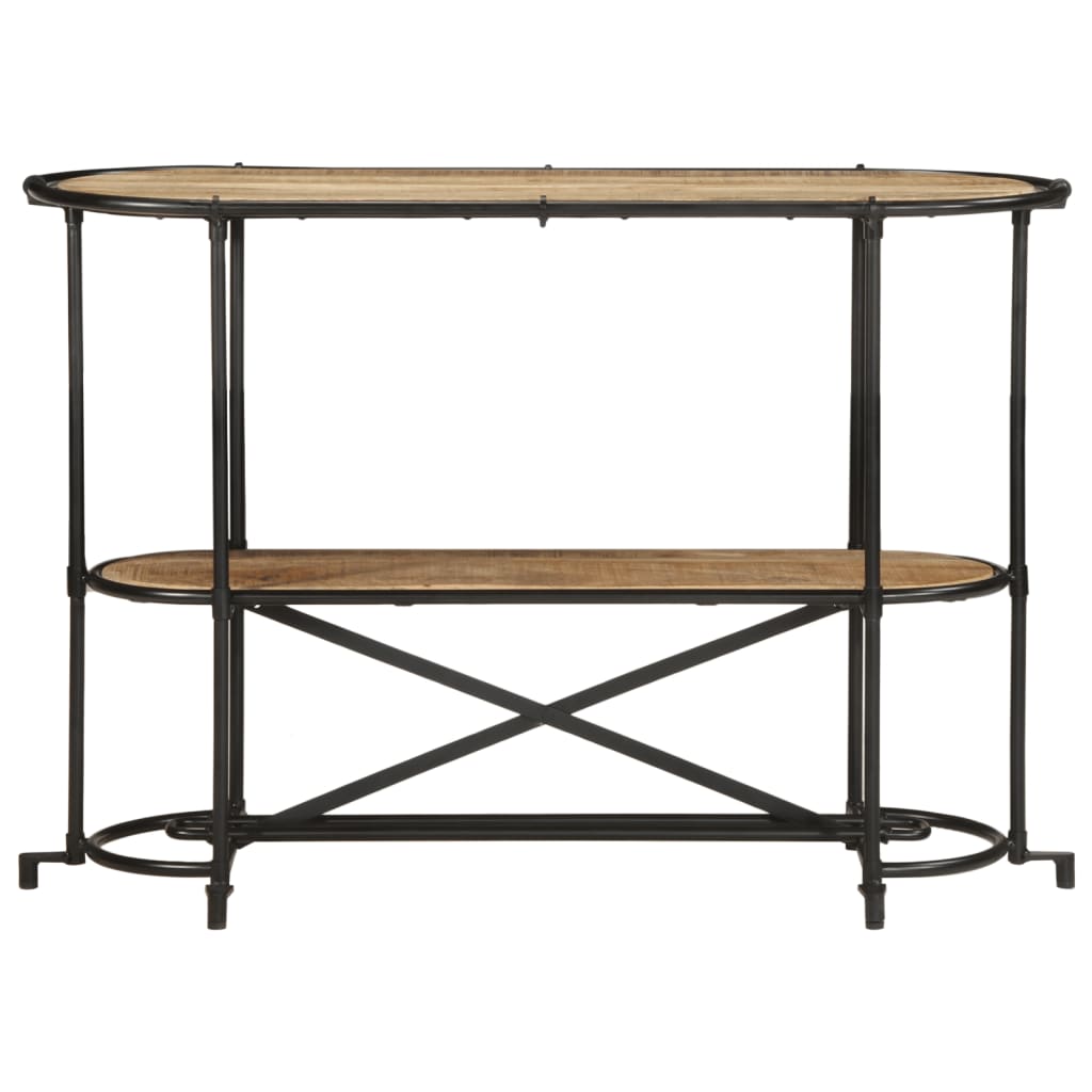 vidaXL Masă consolă, 110x42x76 cm, lemn masiv de mango brut vidaXL Masă consolă, 110x42x76 cm, lemn masiv de mango brut