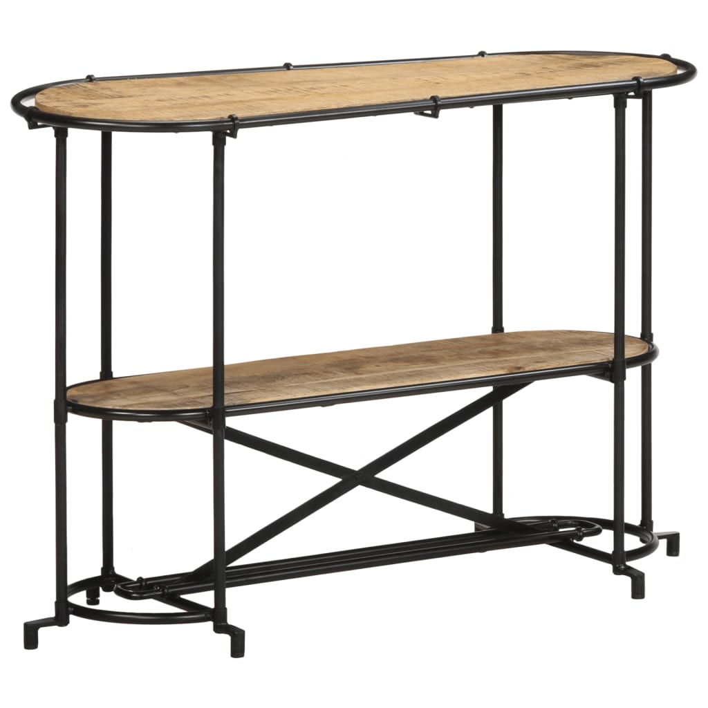 vidaXL Masă consolă, 110x42x76 cm, lemn masiv de mango brut vidaXL Masă consolă, 110x42x76 cm, lemn masiv de mango brut