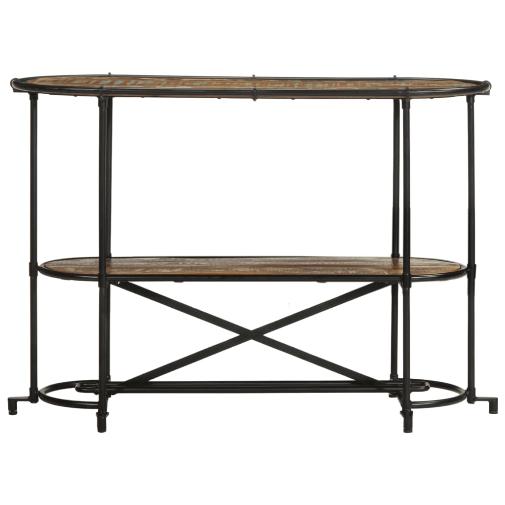 vidaXL Masă consolă, 110x42x76 cm, lemn masiv reciclat