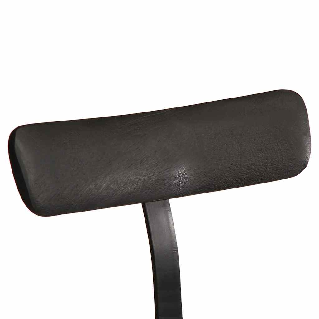 vidaXL Scaune de bar 2 buc Negru 49x43x103 cm Lemn masiv Mango