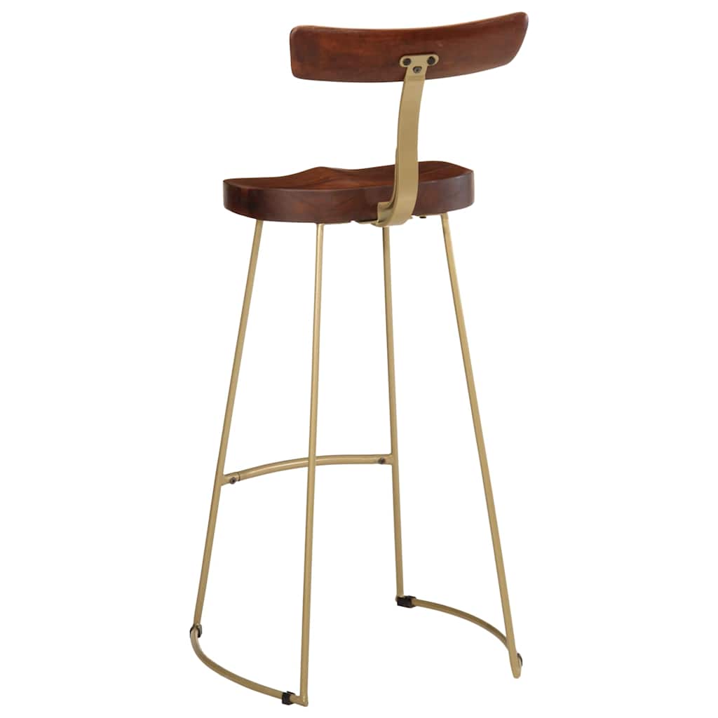 vidaXL Scaune de bar 2 buc 49x43x103 cm lemn masiv de mango vidaXL Scaune de bar 2 buc 49x43x103 cm lemn masiv de mango