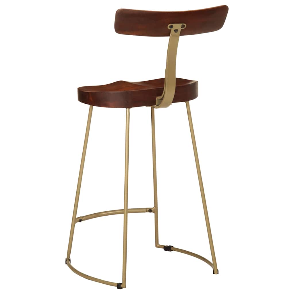 vidaXL Scaune de bar 2 buc 49x43x88 cm lemn masiv de mango vidaXL Scaune de bar 2 buc 49x43x88 cm lemn masiv de mango