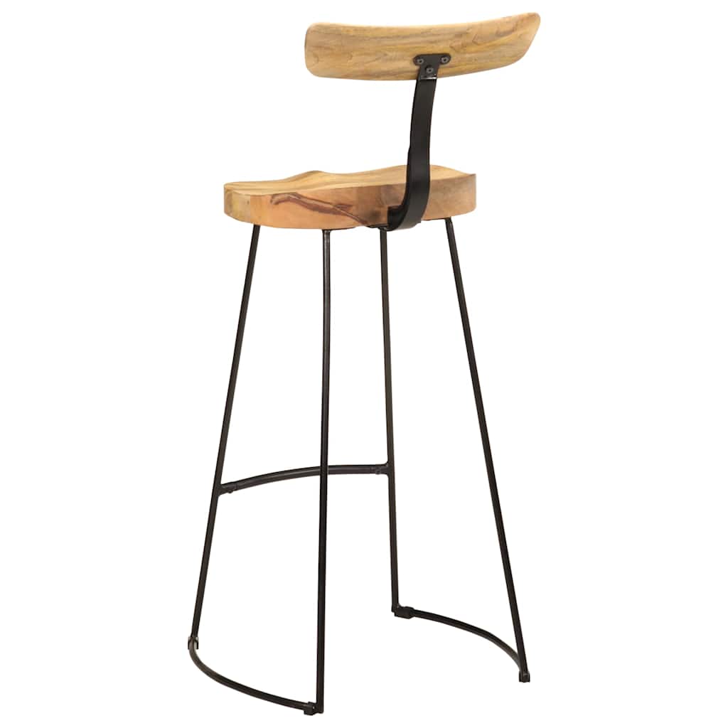 vidaXL Scaune de bar 2 buc 49x43x103 cm lemn masiv de mango vidaXL Scaune de bar 2 buc 49x43x103 cm lemn masiv de mango