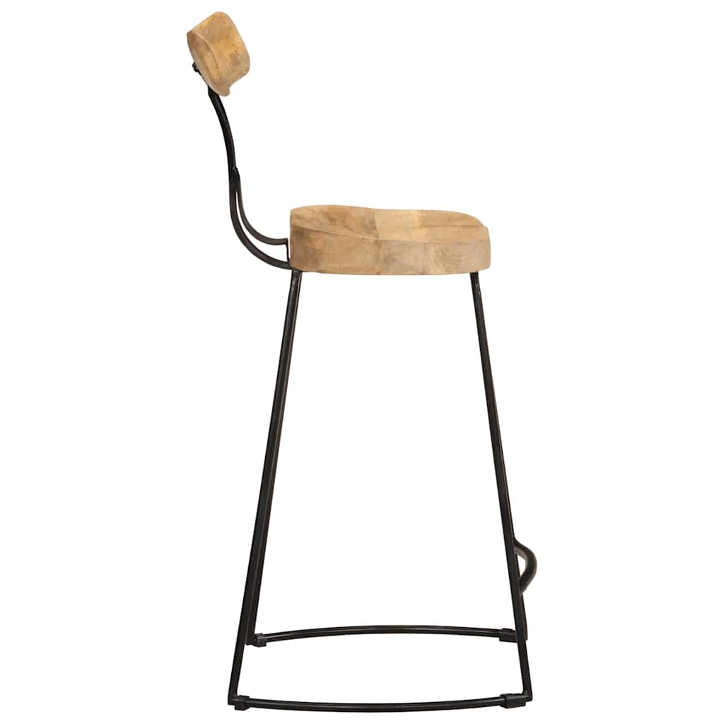 vidaXL Scaune de bar 2 buc 49x43x88 cm lemn masiv de mango vidaXL Scaune de bar 2 buc 49x43x88 cm lemn masiv de mango