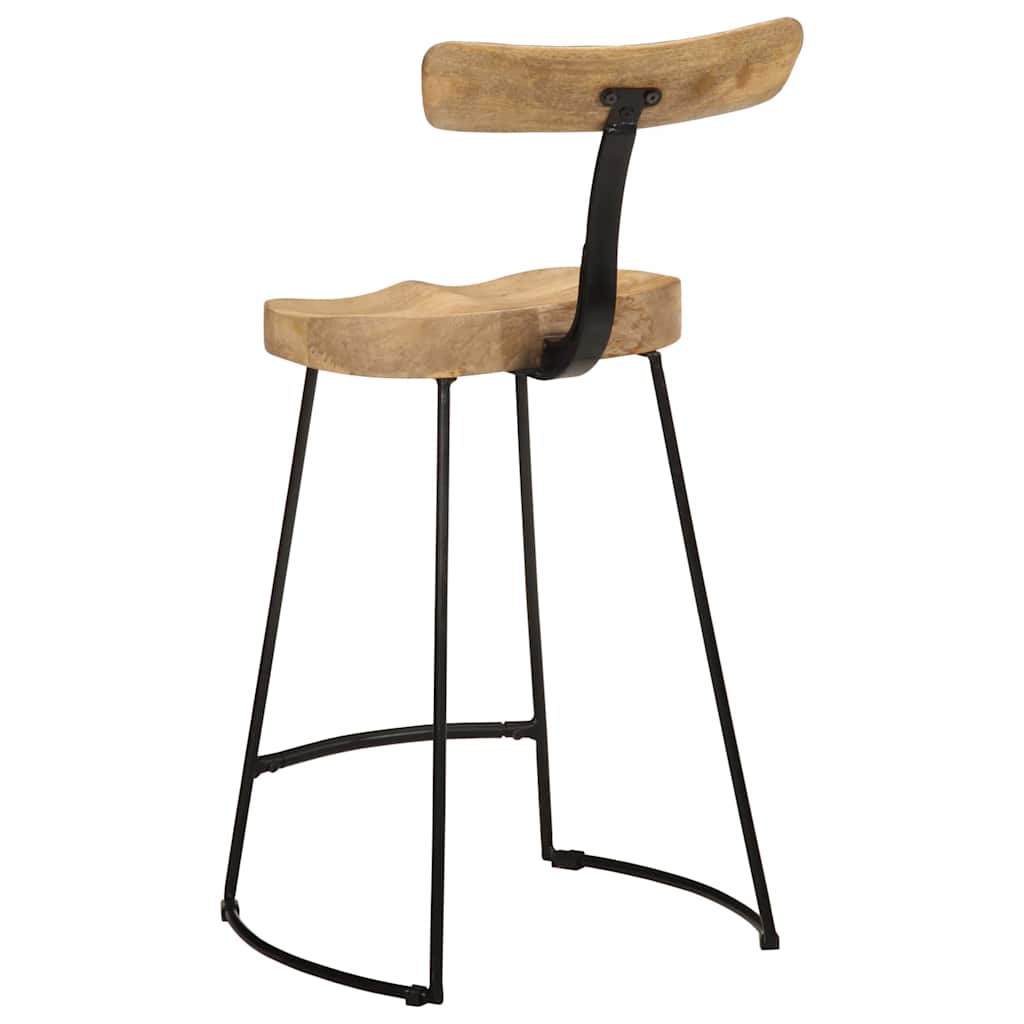 vidaXL Scaune de bar 2 buc 49x43x88 cm lemn masiv de mango vidaXL Scaune de bar 2 buc 49x43x88 cm lemn masiv de mango
