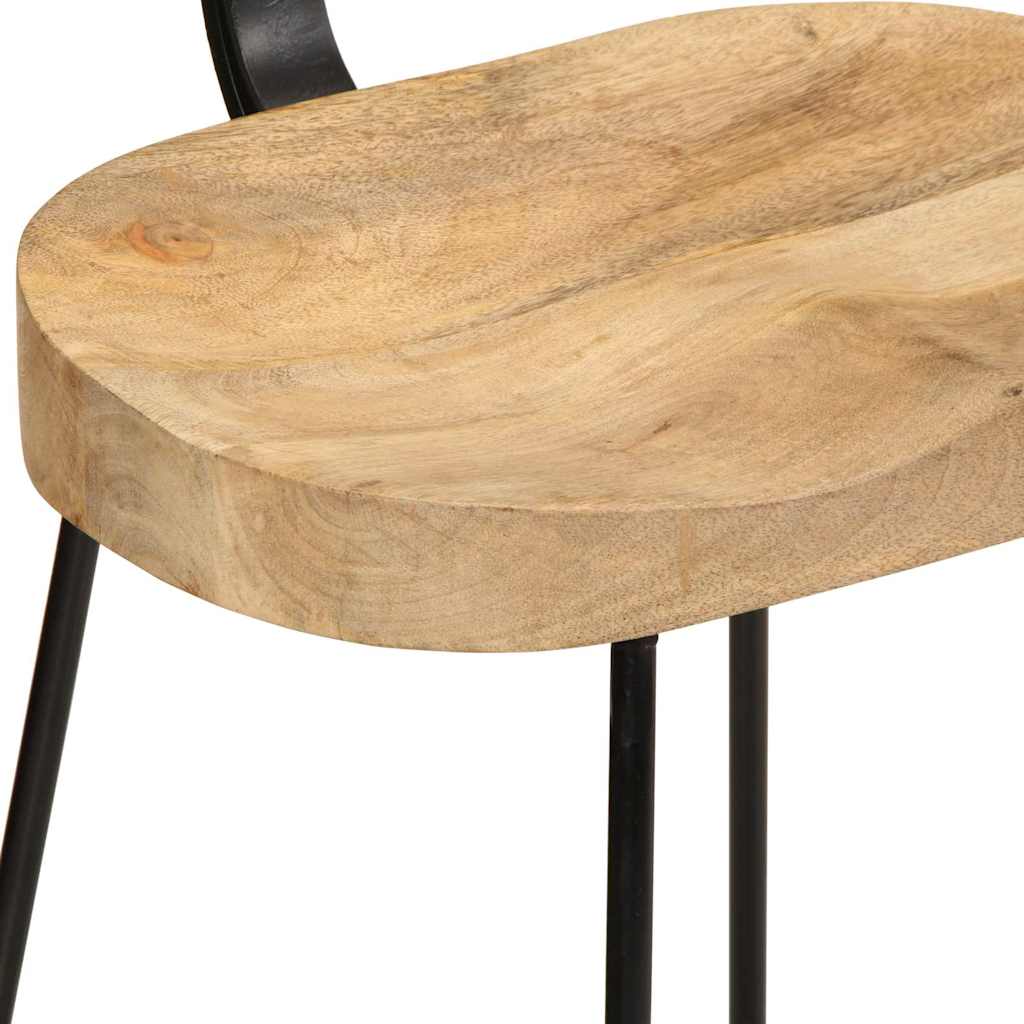 vidaXL Scaune de bar 2 buc 49x43x88 cm lemn masiv de mango vidaXL Scaune de bar 2 buc 49x43x88 cm lemn masiv de mango
