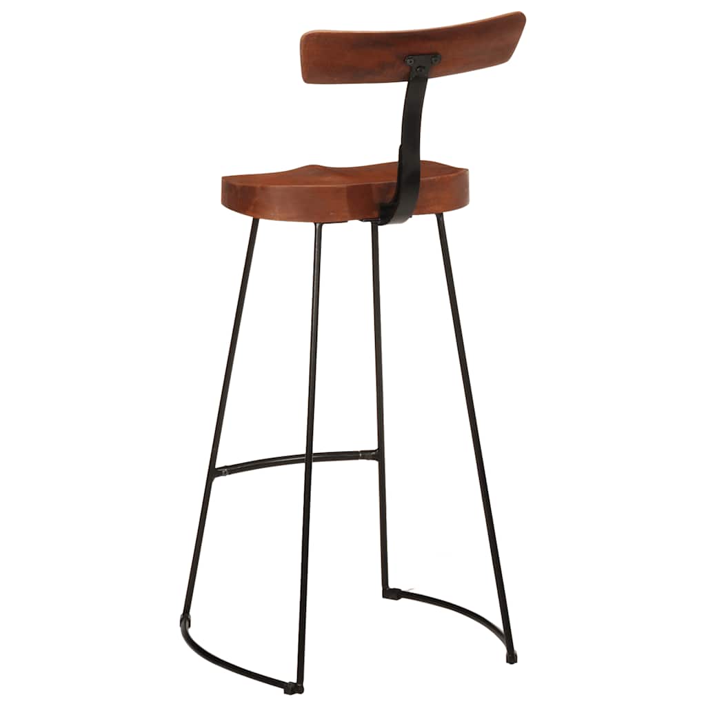 vidaXL Scaune de bar 2 buc 49x43x103 cm lemn masiv de mango vidaXL Scaune de bar 2 buc 49x43x103 cm lemn masiv de mango