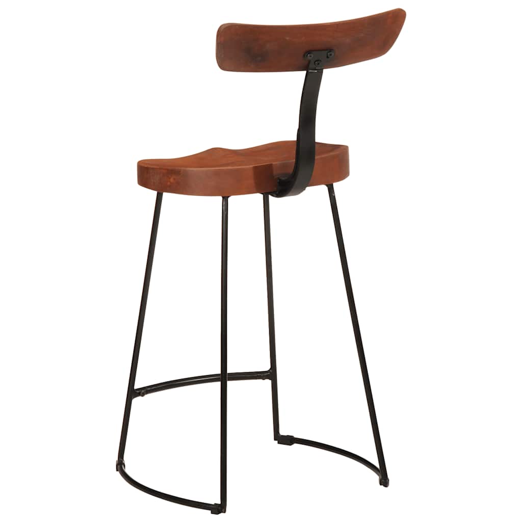 vidaXL Scaune de bar 2 buc 49x43x88 cm lemn masiv de mango vidaXL Scaune de bar 2 buc 49x43x88 cm lemn masiv de mango