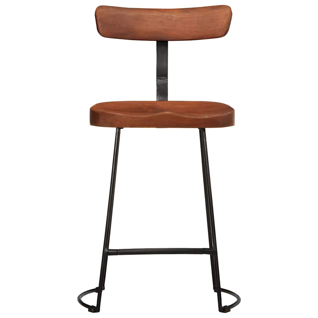 vidaXL Scaune de bar 2 buc 49x43x79 cm lemn masiv de mango
