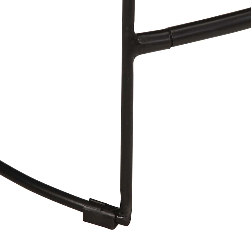 vidaXL Scaune de bar 2 buc Negru 46x38x52 cm lemn masiv de mango vidaXL Scaune de bar 2 buc Negru 46x38x52 cm lemn masiv de mango