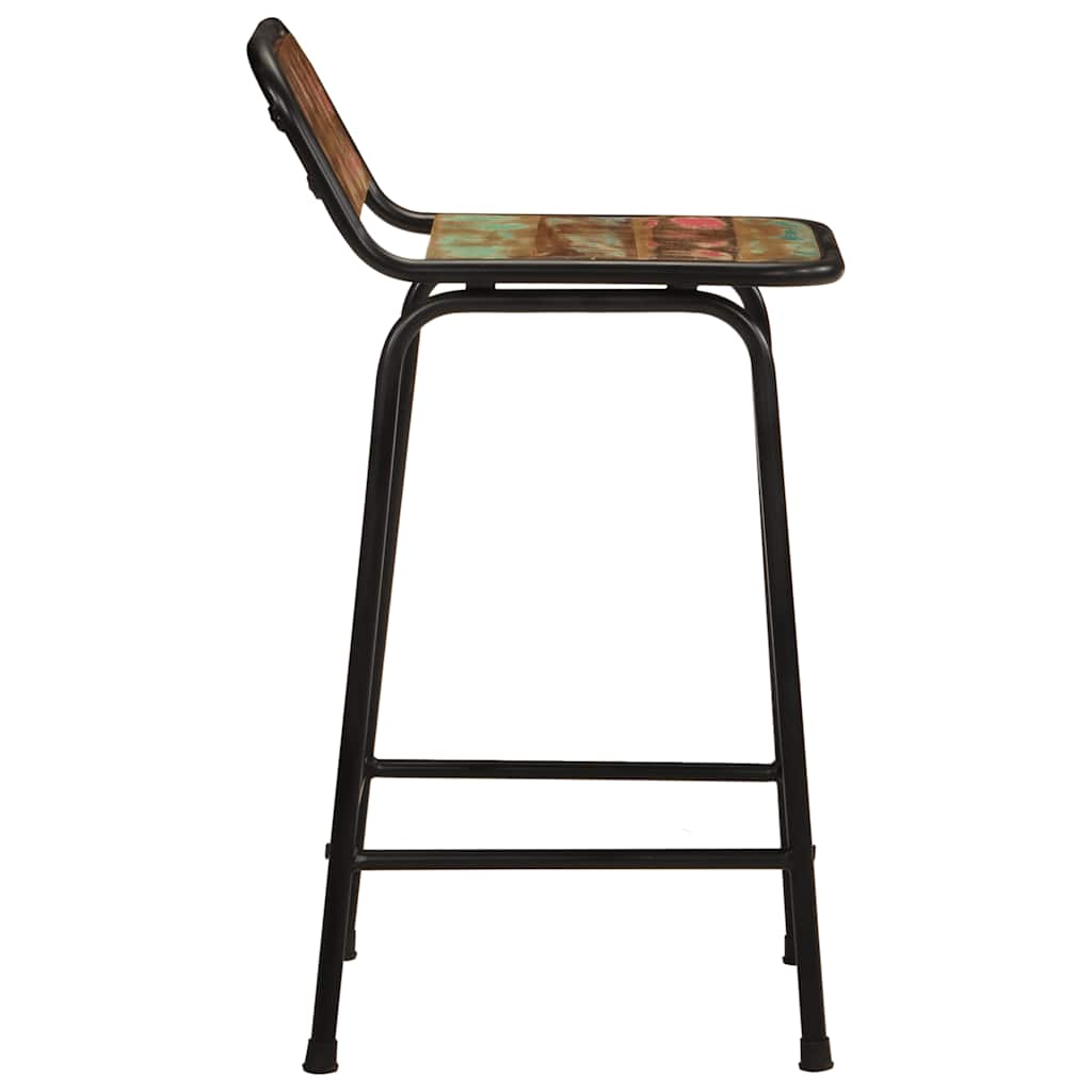 vidaXL Scaune de bar 2 buc 46x35,5x80 cm lemn masiv recuperat vidaXL Scaune de bar 2 buc 46x35,5x80 cm lemn masiv recuperat