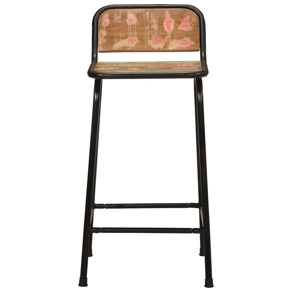 vidaXL Scaune de bar 4 buc 46x35,5x80 cm lemn masiv recuperat vidaXL Scaune de bar 4 buc 46x35,5x80 cm lemn masiv recuperat