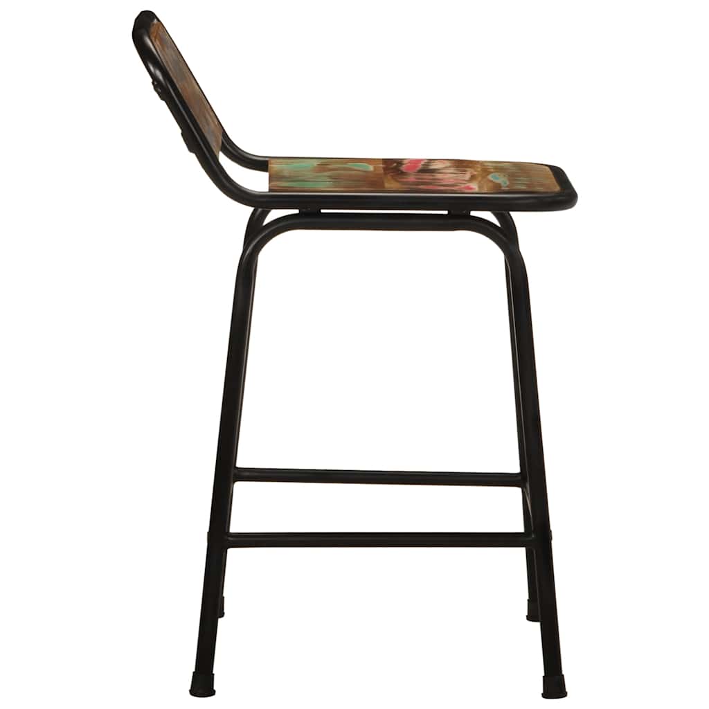 vidaXL Scaune de bar 4 buc 46x35,5x70 cm lemn masiv recuperat vidaXL Scaune de bar 4 buc 46x35,5x70 cm lemn masiv recuperat