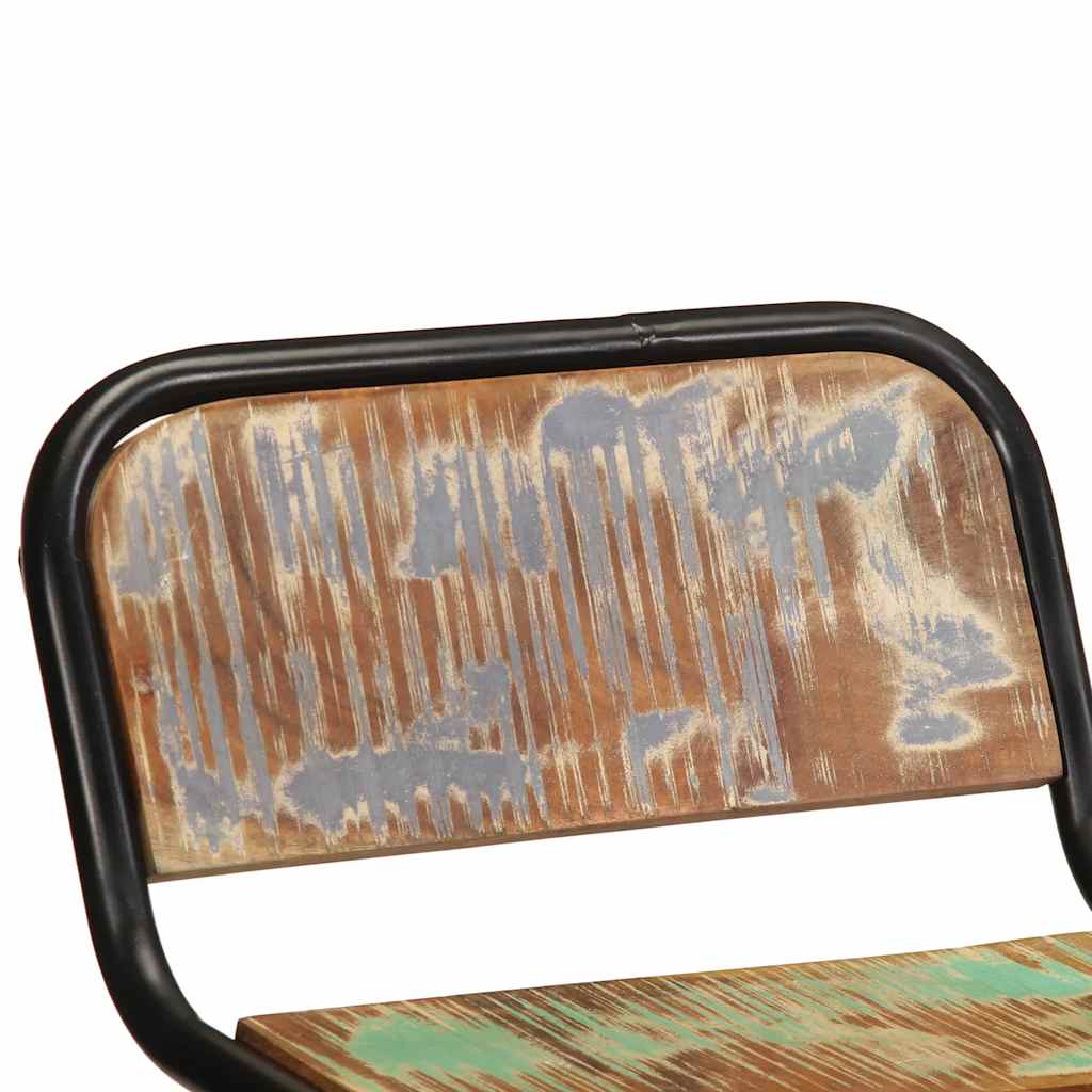 vidaXL Scaune de bar 4 buc 46x35,5x70 cm lemn masiv recuperat vidaXL Scaune de bar 4 buc 46x35,5x70 cm lemn masiv recuperat