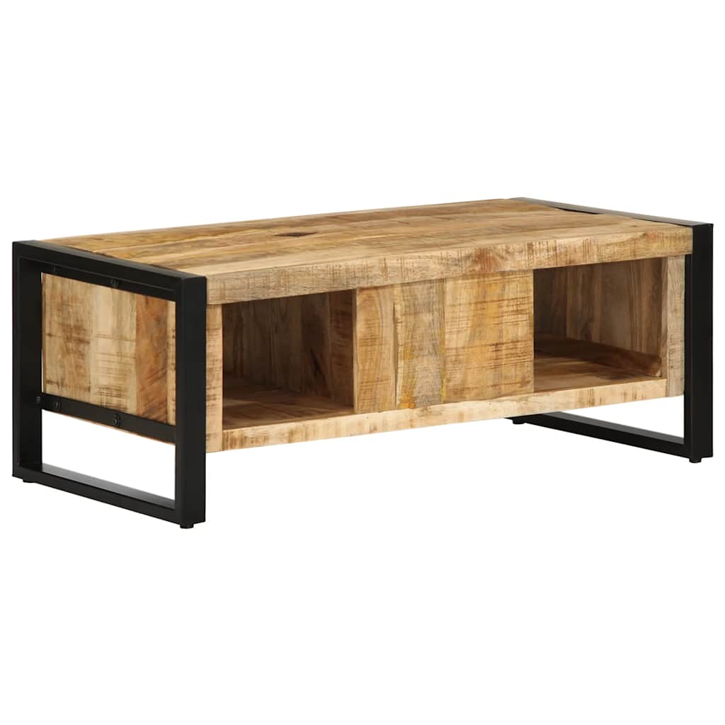 vidaXL Măsuță de cafea, 90x50x36 cm, lemn masiv de mango brut vidaXL Măsuță de cafea, 90x50x36 cm, lemn masiv de mango brut