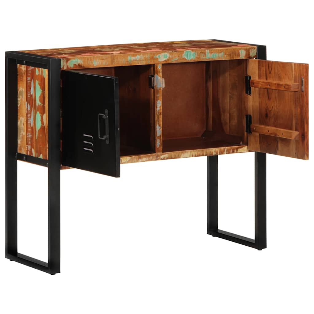 vidaXL Consolă multicolor 90x35x75 cm lemn masiv recuperat vidaXL Consolă multicolor 90x35x75 cm lemn masiv recuperat