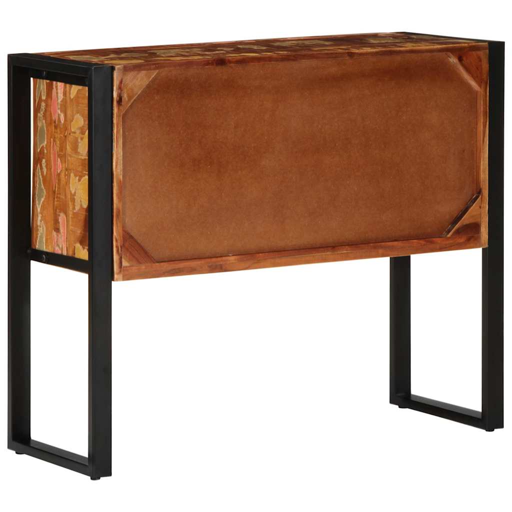 vidaXL Consolă multicolor 90x35x75 cm lemn masiv recuperat vidaXL Consolă multicolor 90x35x75 cm lemn masiv recuperat